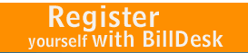 Register yourself with BillDesk